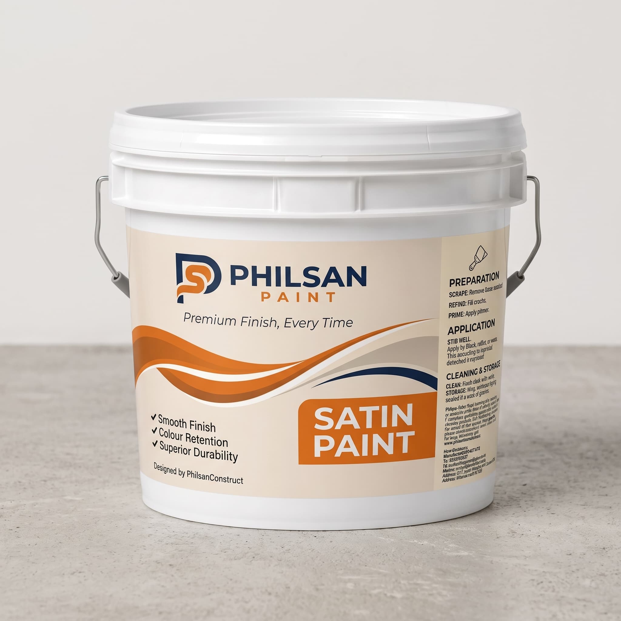 Philsan Satin paint construction material